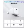 Interiérová nabíjačka Ugreen 15324 univerzálna biela AC 1 USB Type-C port