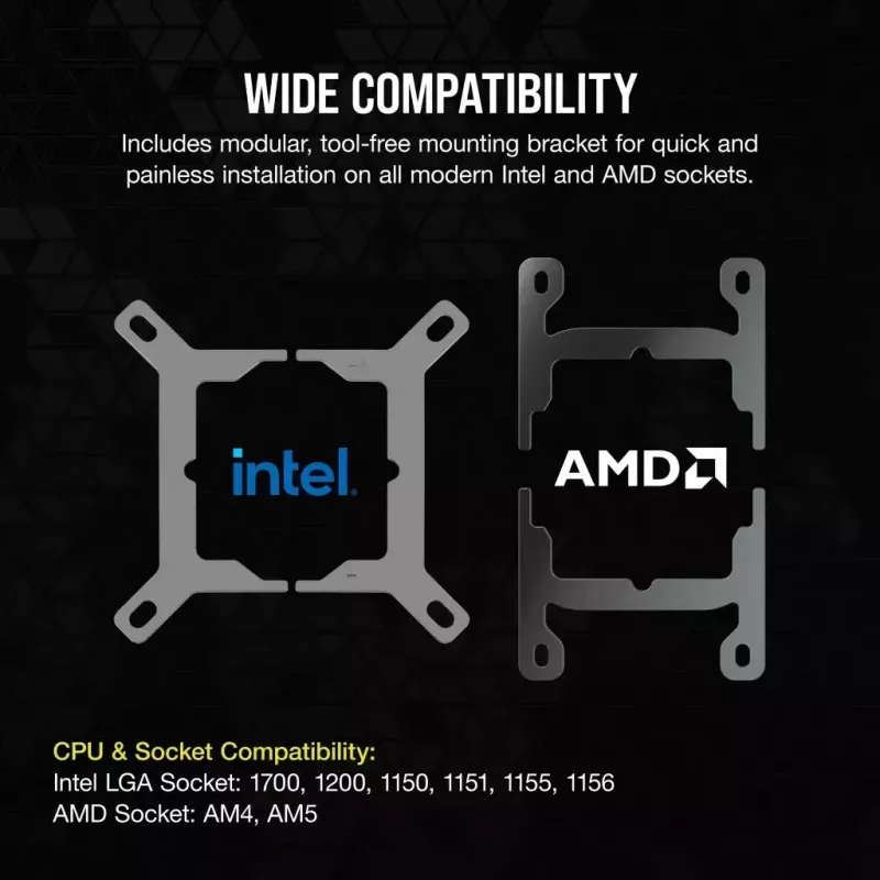 Sada kvapalinového chladenia Corsair H100I