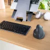 R-Go Tools vertikálna myš R-Go HE Basic, ergonomická myš, stredne veľká (veľkosť ruky ≥ 185 mm), pravoruká, Bluetooth, sivá