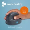 R-Go Tools vertikálna myš R-Go HE Basic, ergonomická myš, stredne veľká (veľkosť ruky ≥ 185 mm), pravoruká, Bluetooth, sivá
