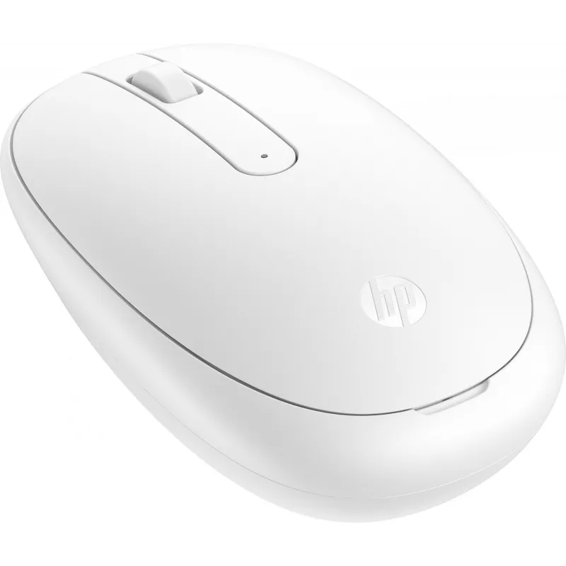 HP 240 Lunar White Bluetooth myš, obojručná, optická, Bluetooth, 1600 DPI, biela