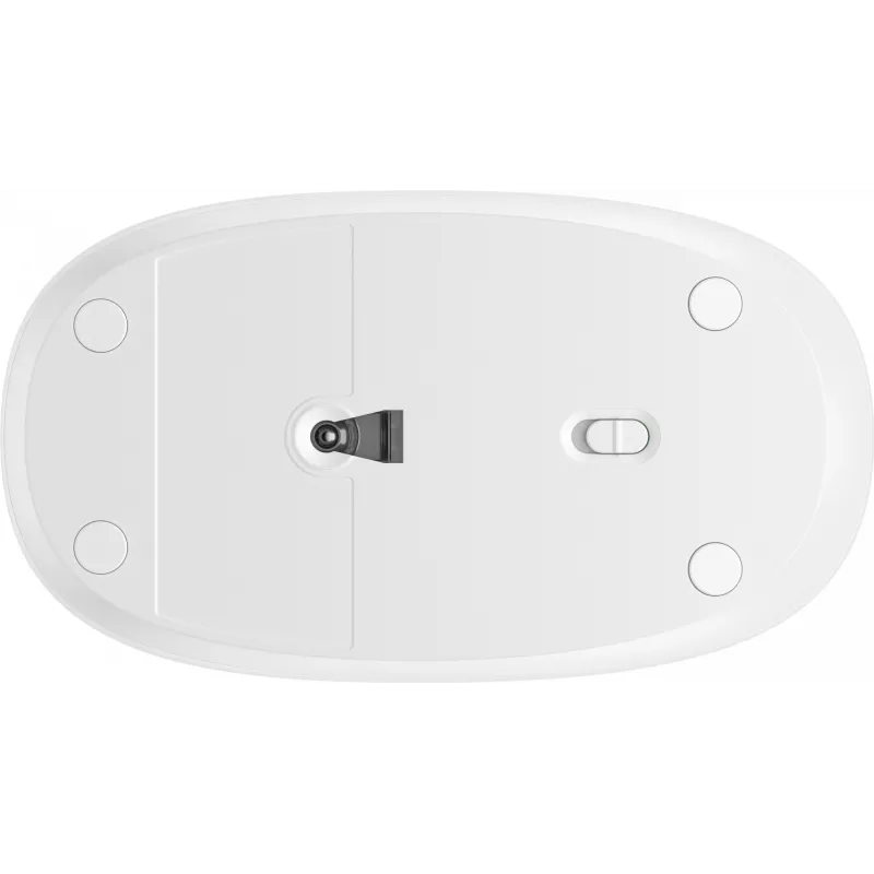 HP 240 Lunar White Bluetooth myš, obojručná, optická, Bluetooth, 1600 DPI, biela