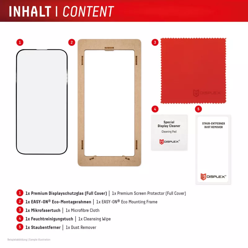 Displex Full Cover Screen Protector (10H) pre Samsung Galaxy S24/S25, Eco-Montagerahmen, plné prekrytie
