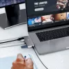 USB Hub j5create JCD395 4K60 Elite Pro káblový USB4 s MagSafe Kit
