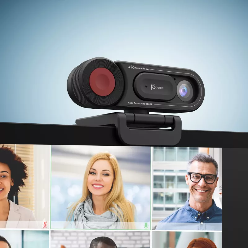 j5create JVU250 HD webkamera s automatickým a manuálnym prepínačom zaostrenia