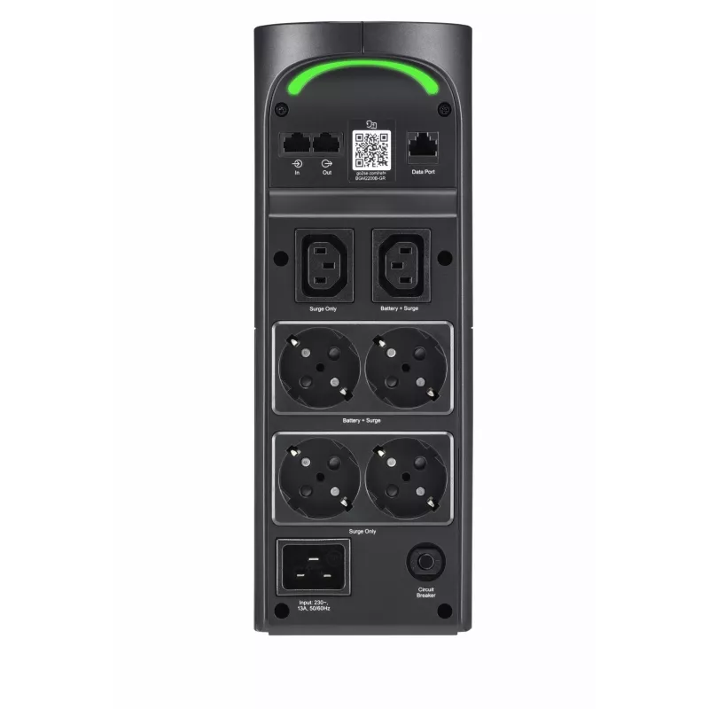 APC Back-UPS Pro BGM2200B-GR - 2200VA/1320W, 4x Schuko & 2x C13 zásuvky, 3x USB nabíjačka, USB dátový port