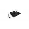KeySonic ACK-3410 (DE) klávesnica kancelárska USB QWERTZ nemecká čierna