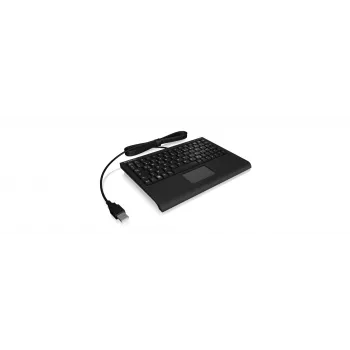 KeySonic ACK-3410 (DE) klávesnica kancelárska USB QWERTZ nemecká čierna