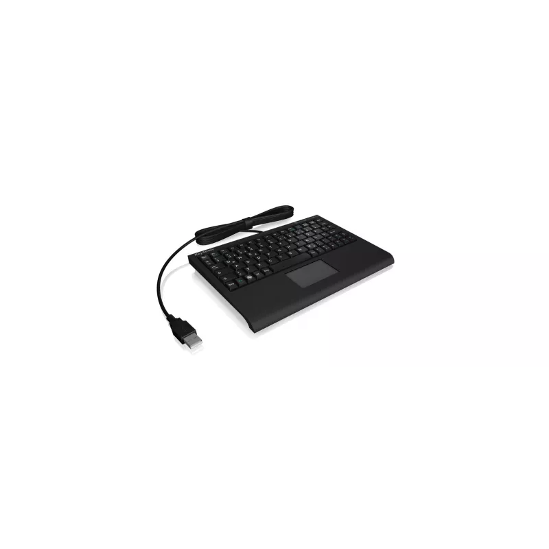 KeySonic ACK-3410 (DE) klávesnica kancelárska USB QWERTZ nemecká čierna