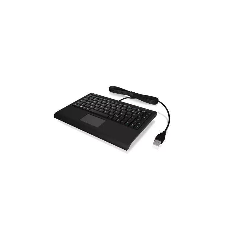 KeySonic ACK-3410 (DE) klávesnica kancelárska USB QWERTZ nemecká čierna