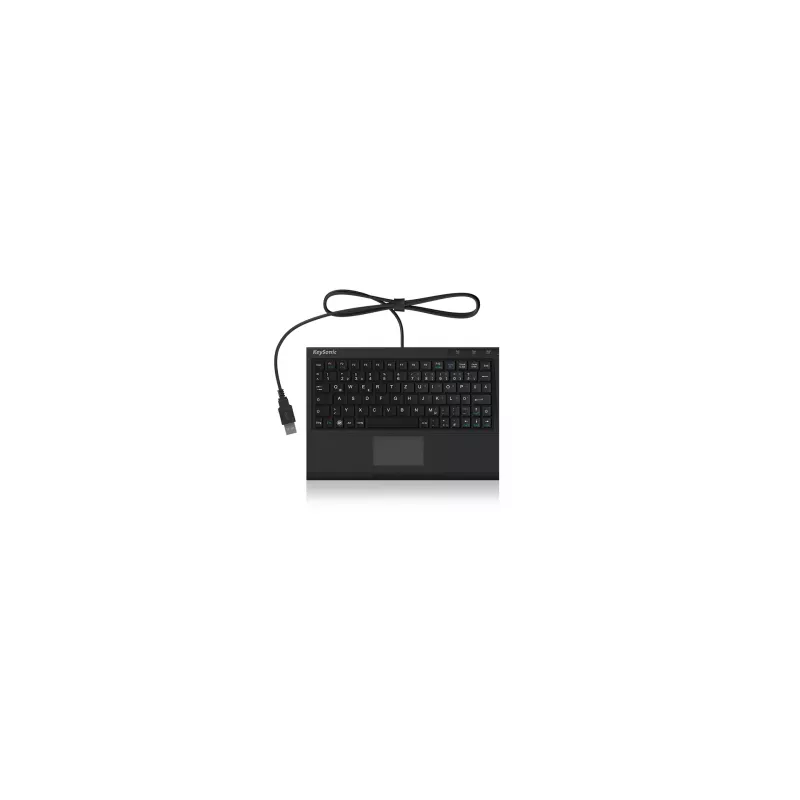 KeySonic ACK-3410 (DE) klávesnica kancelárska USB QWERTZ nemecká čierna