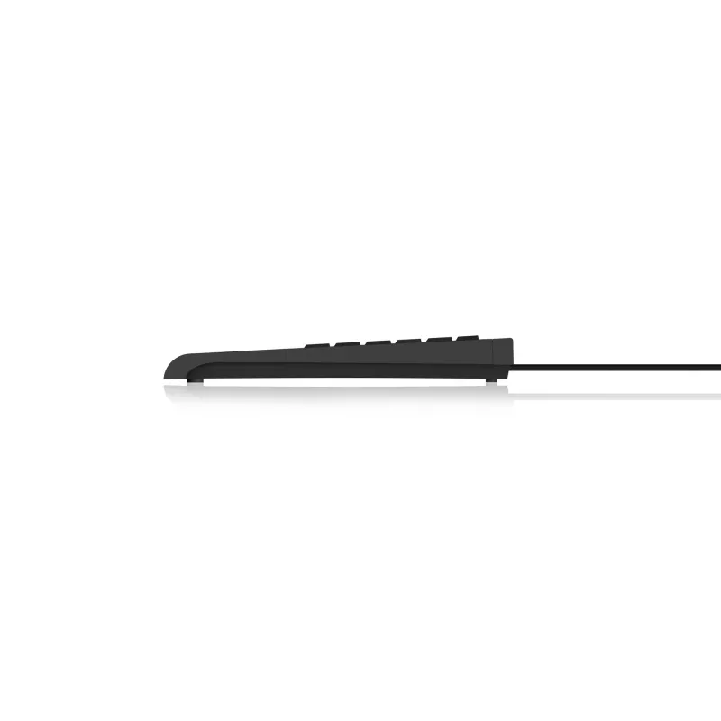 KeySonic ACK-3410 (DE) klávesnica kancelárska USB QWERTZ nemecká čierna