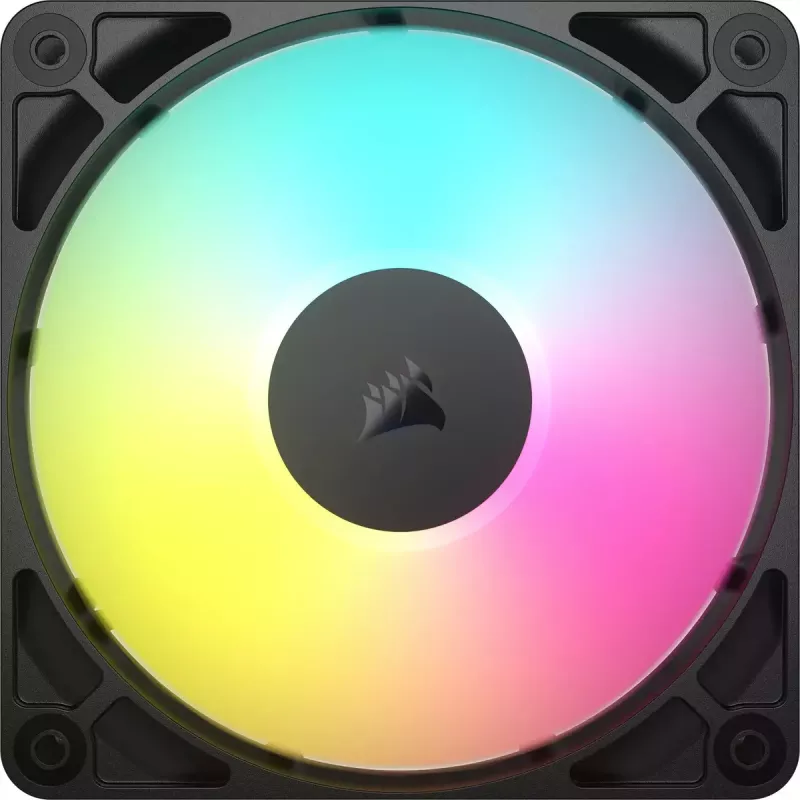 Ventilátor Corsair RS120 ARGB počítačová skriňa 12 cm čierny