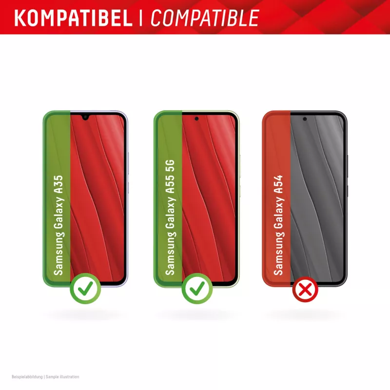 Displex Smart Glass (9H) pre Samsung Galaxy A35/A55 5G, montážna samolepka, nerozbitné