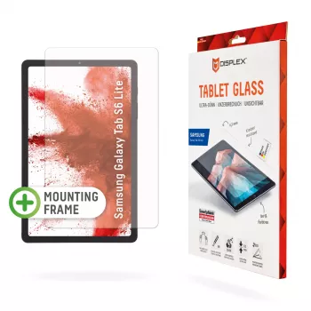 Displex sklo na tablet (9H) pre Samsung Galaxy Tab S6 Lite, Eco montážny rám, nerozbitné, ultratenké, neviditeľné