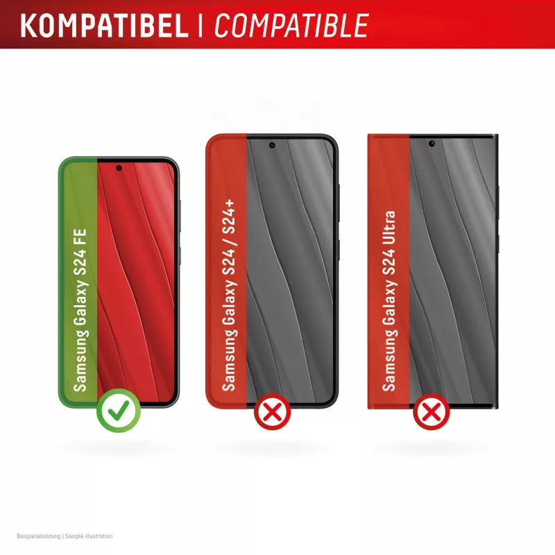 Displex Real Glass + puzdro, set pre Samsung Galaxy S24 FE, 02052