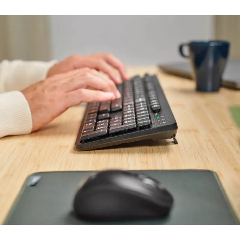 Trust Ody II klávesnica Office RF bezdrôtová QWERTZ nemecká čierna