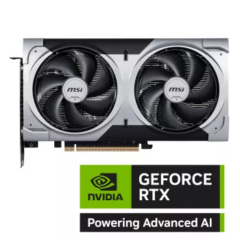 Grafická karta MSI GeForce RTX 5060 Ti 16 GB GDDR7, PCIe 5.0, 128-bit, 2602 MHz Boost, 180 W, 2 ventilátory