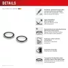 Displex Premium sklo na kameru, iPhone 16/16 Plus/17 sklo, 10H, Single Rings, DLC, transparentné, Quick Mount