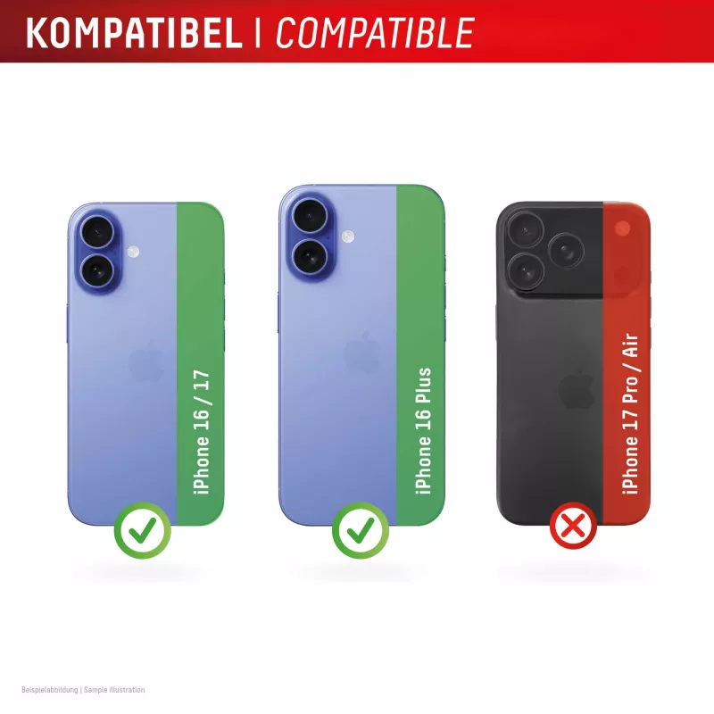 Displex Premium sklo na kameru, iPhone 16/16 Plus/17 sklo, 10H, Single Rings, DLC, transparentné, Quick Mount