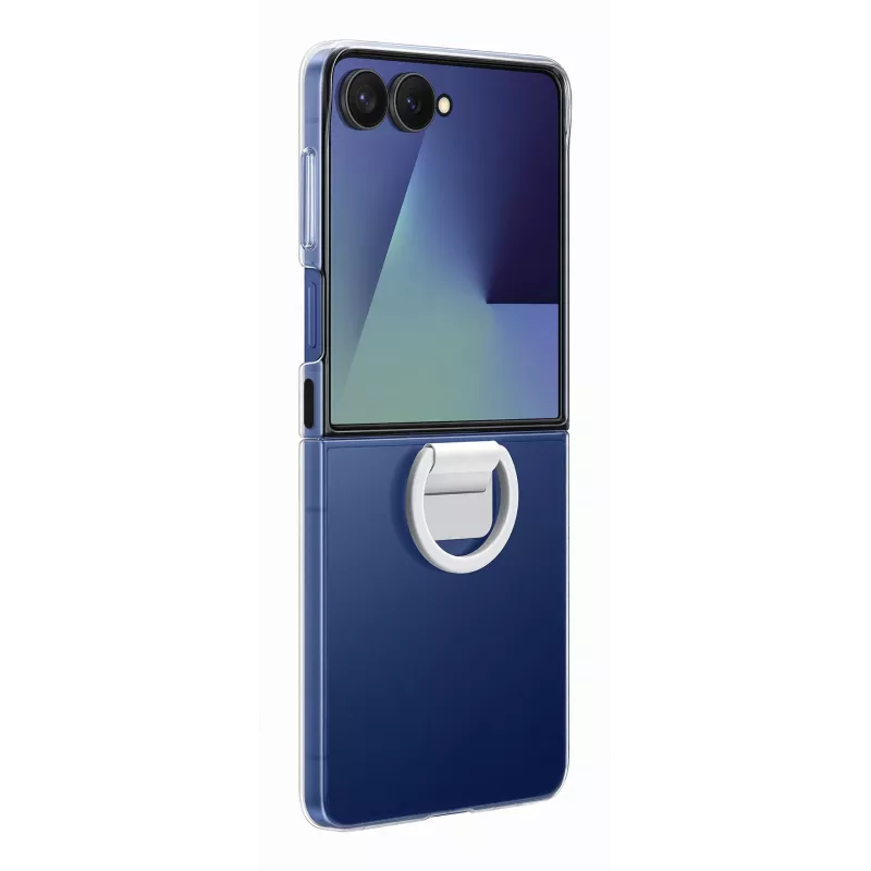 Ochranné puzdro pre Samsung Galaxy Z Flip7 od Samsung — priehľadné, model EF-QF766CTEGWW