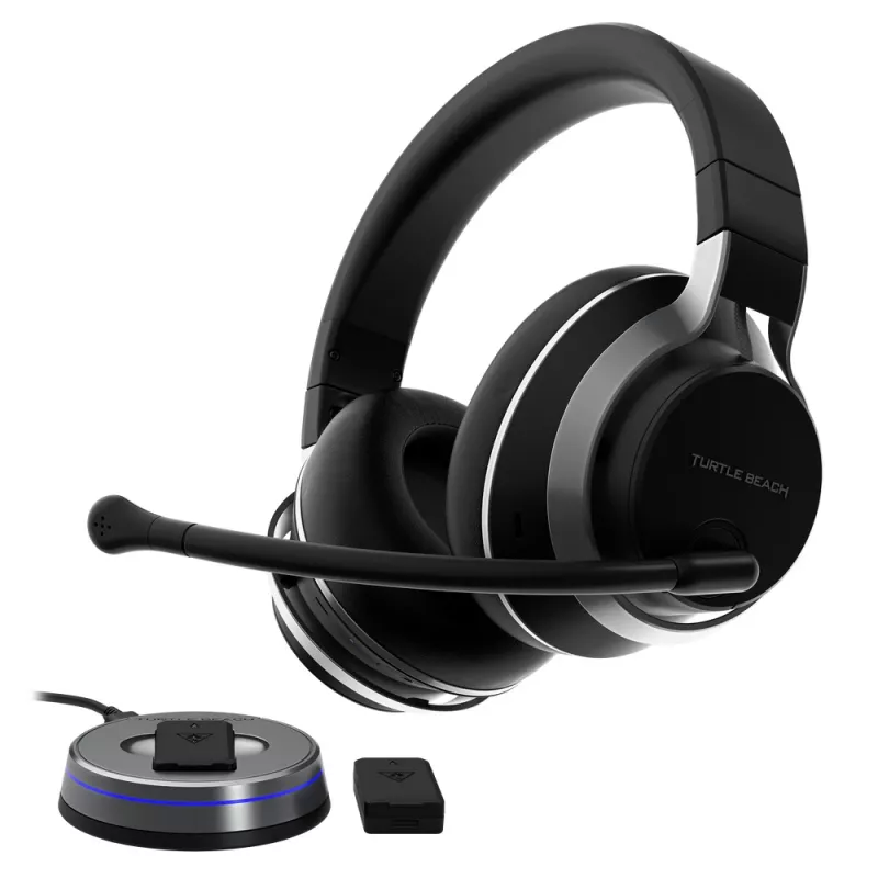 Turtle Beach Stealth Pro Multiplatform Wireless aktívne potlačenie hluku Bluetooth herný headset pre PS5, PS4, PC