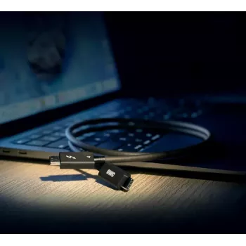 Thunderbolt kábel OWC OWCCBLTB4C2.0M 2m 40 Gbit/s čierny
