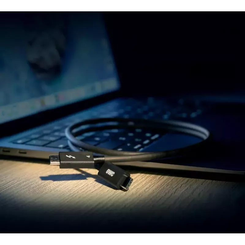 Thunderbolt kábel OWC OWCCBLTB4C2.0M 2m 40 Gbit/s čierny