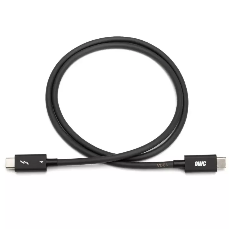 Thunderbolt kábel OWC OWCCBLTB4C2.0M 2m 40 Gbit/s čierny