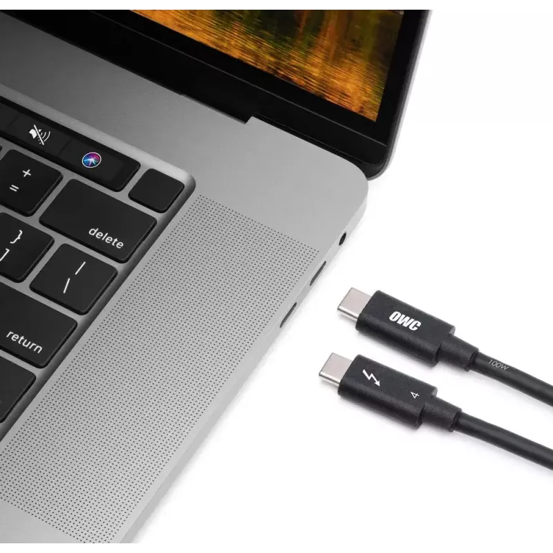 Thunderbolt kábel OWC OWCCBLTB4C2.0M 2m 40 Gbit/s čierny