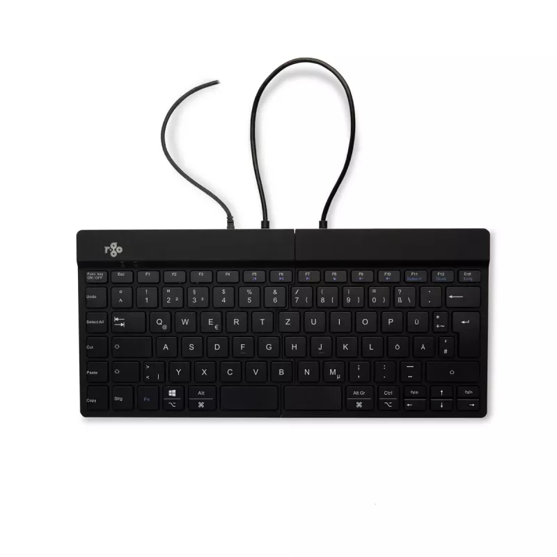 R-Go Tools Ergonomic klávesnica R-Go Split Break v2 with break software, ergonomická split klávesnica, QWERTZ (DE), Wired, čierna