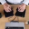 R-Go Tools Ergonomic klávesnica R-Go Split Break v2 with break software, ergonomická split klávesnica, QWERTZ (DE), Wired, čierna