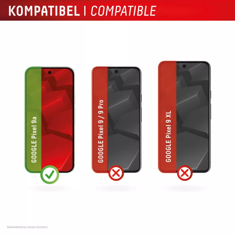 Displex ochranná fólia displeja (10H) pre Google Pixel 9a, Eco montážny rámik, odolná proti poškriabaniu