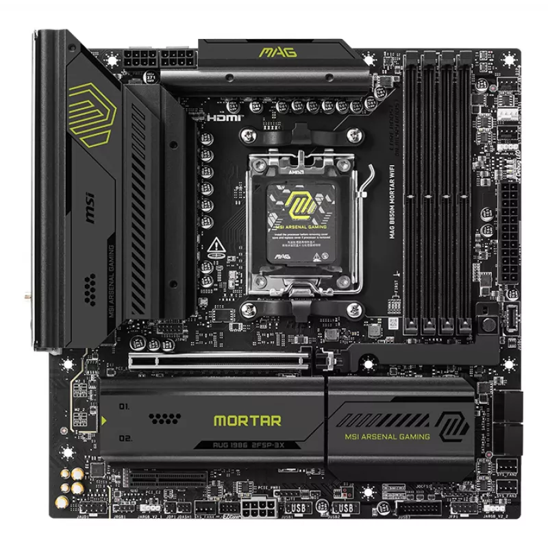 MSI MAG B850M MORTAR WIFI základná doska AMD B850 Socket AM5 micro ATX