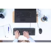 Trust Primo klávesnica a myš v balení Office USB nemecká čierna