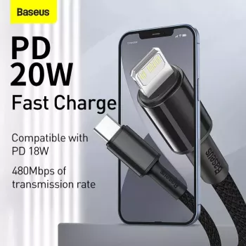Lightning kábel Baseus CATLGD-A01 2m čierny