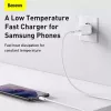Baseus Super Si interiérová nabíjačka biela rýchlonabíjanie 12V 1xUSB-C