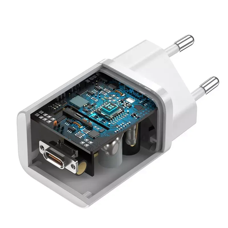 Baseus Super Si interiérová nabíjačka biela rýchlonabíjanie 12V 1xUSB-C