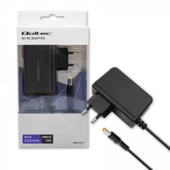 Napájací zdroj Qoltec 51034 interiérový 19W čierny 220-240V