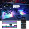 Govee RGBIC interiérové auto osvetlenie Smart Strip Light Bluetooth 30 cm