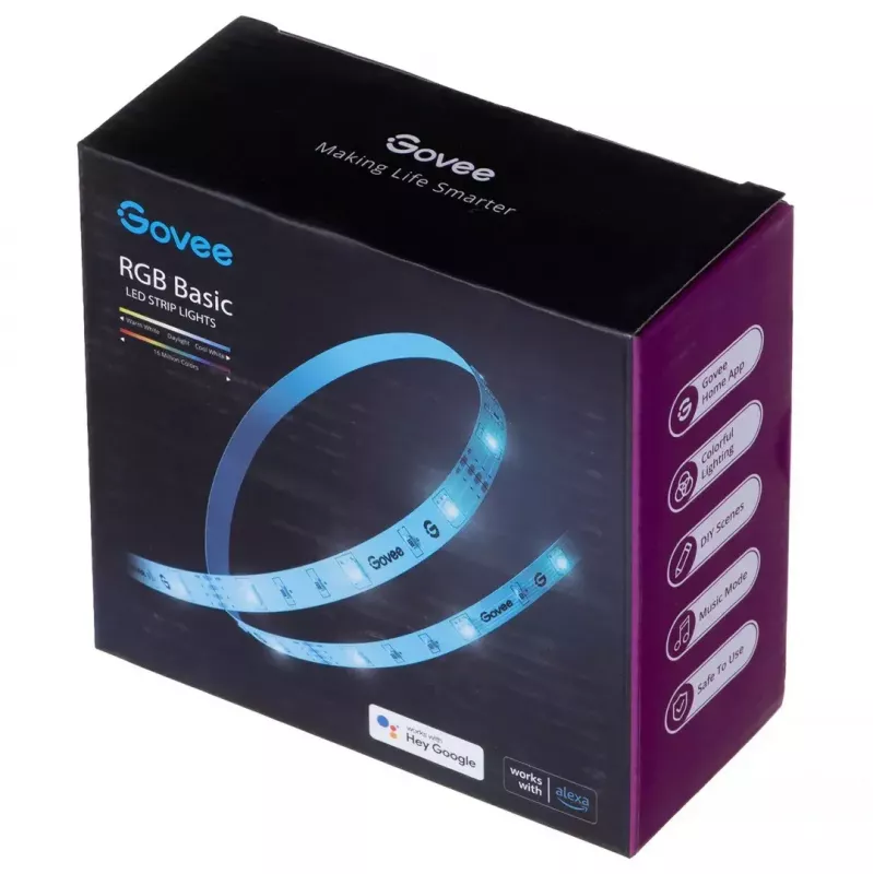 Govee H615A3A1 Basic RGB LED pásik, 5 m, Wi-Fi