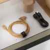USB-C kábel Native Union Belt kábel Duo 1,5 m USB‑C na USB‑C/Lightning čierny