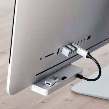 Satechi ST-TAUCS kábel gender changer USB-A USB-C strieborný