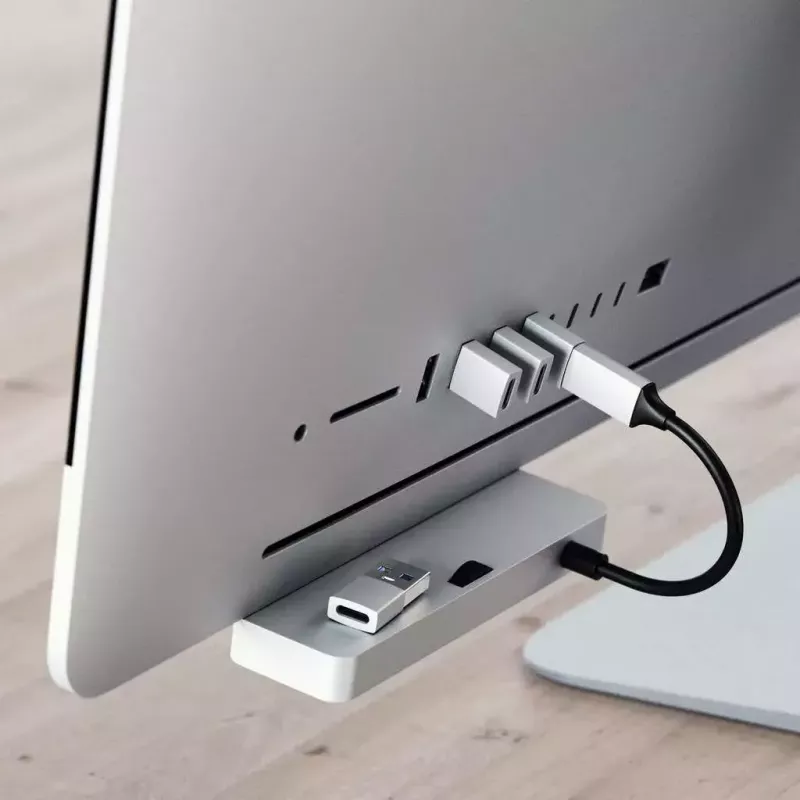 Satechi ST-TAUCS kábel gender changer USB-A USB-C strieborný