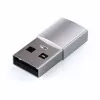 Satechi ST-TAUCS kábel gender changer USB-A USB-C strieborný