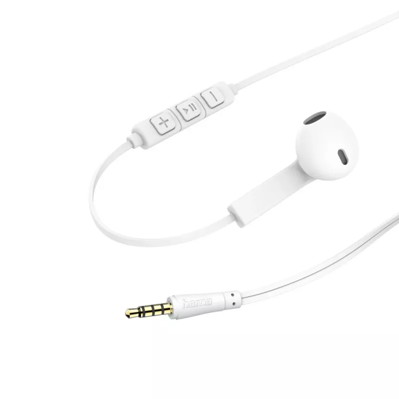 Hama Advance Headset káblový In-Ear hovory/hudba biely