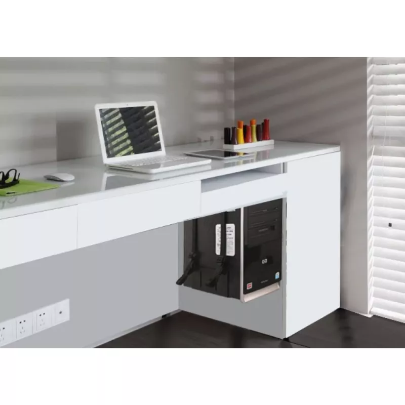 Techly 102239 bočný držiak na PC skriňu, čierny