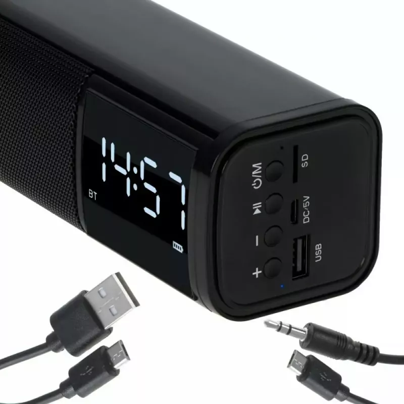 Prenosný Bluetooth reproduktor Adler AD 1191 5W, bezdrôtový, kompaktný, čierny