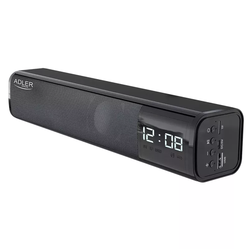 Prenosný Bluetooth reproduktor Adler AD 1191 5W, bezdrôtový, kompaktný, čierny