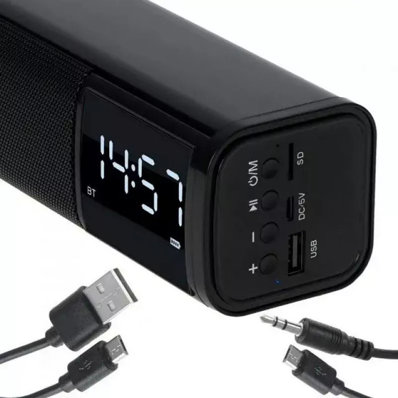 Prenosný Bluetooth reproduktor Adler AD 1191 5W, bezdrôtový, kompaktný, čierny